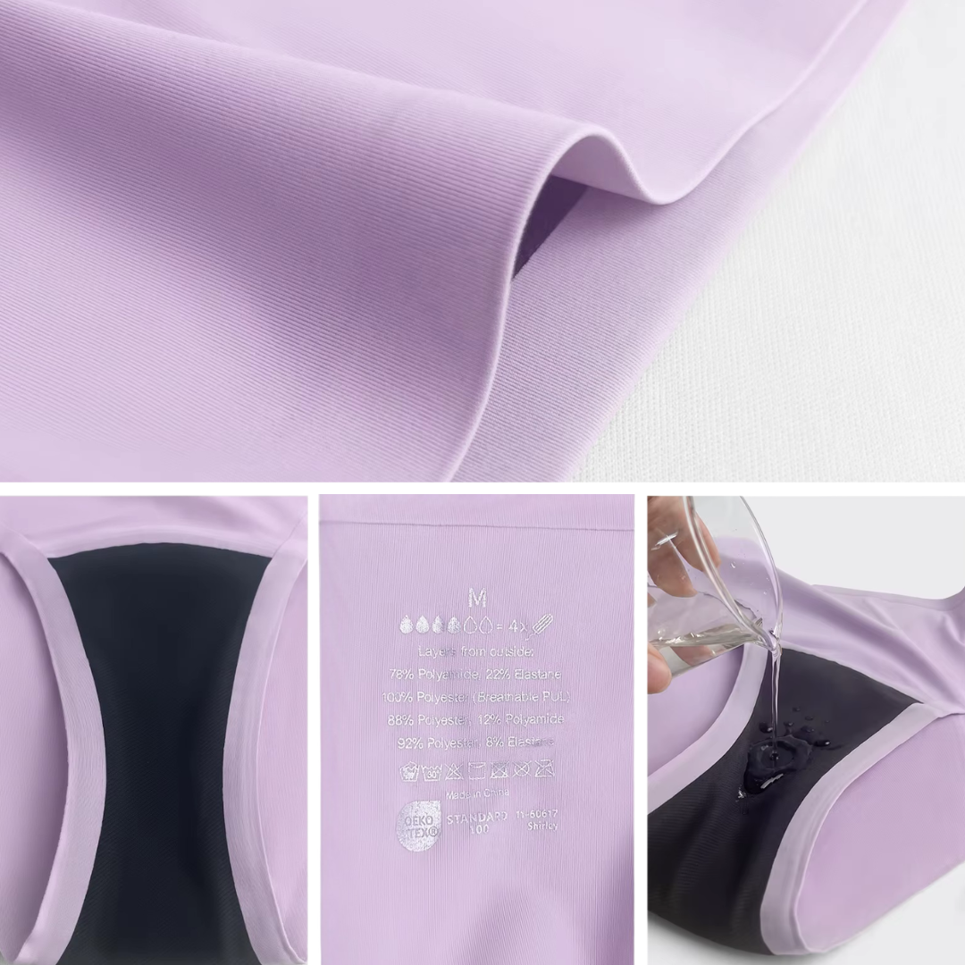 Zeer absorberend Lekvrij Ondergoed met hoge taille